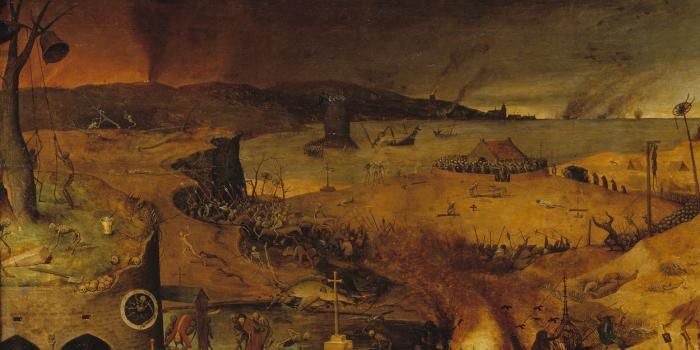 1249x700 Dark evil painting skeleton skull hell occult satanic wallpaper