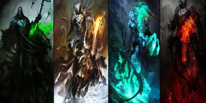 1332x850 Wallpaper Wallpaper, riders, the gods of hell, hell, evil riders