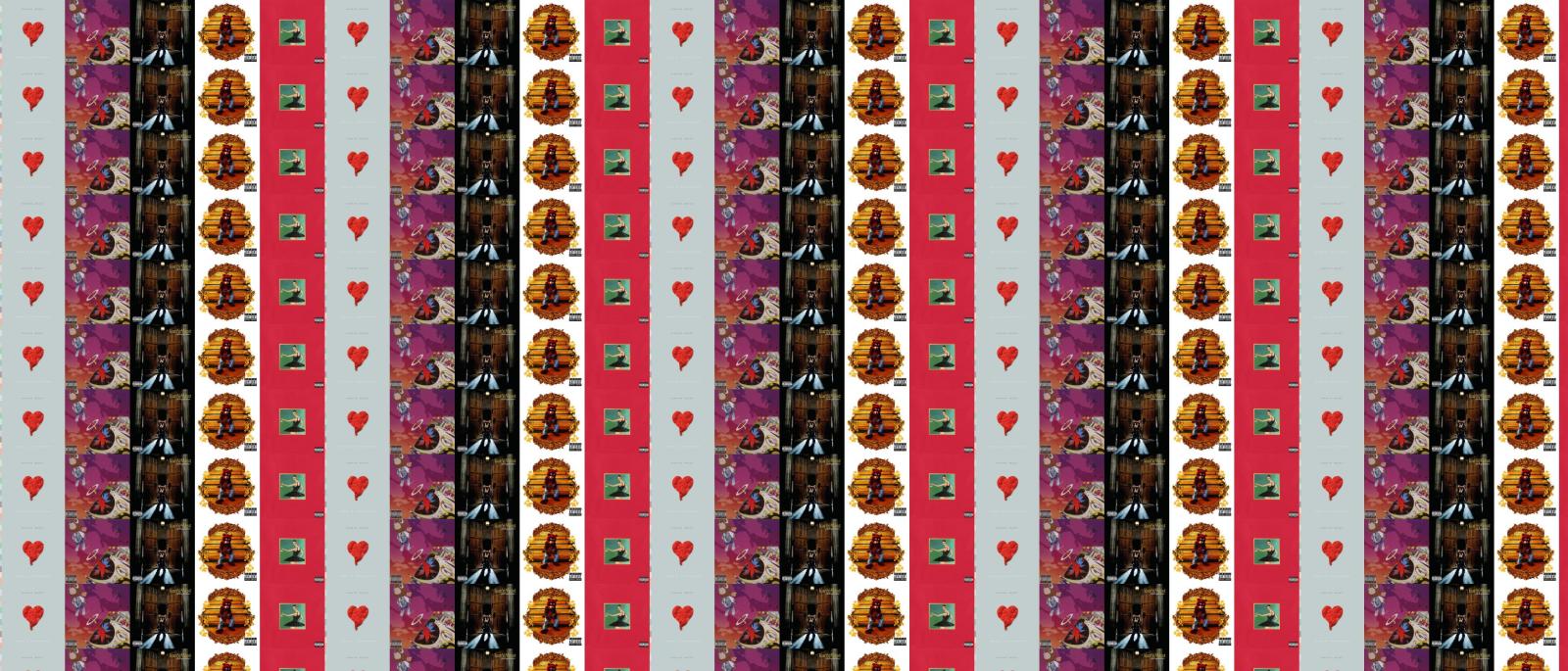 3500x1500 Kanye West 808s Heartbreak Kanye West Graduation Wallpaper « Tiled