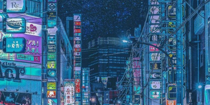 1080x1350 Nightlife in Tokyo's Streets by Yoshito Hasaka in 2019 | artist