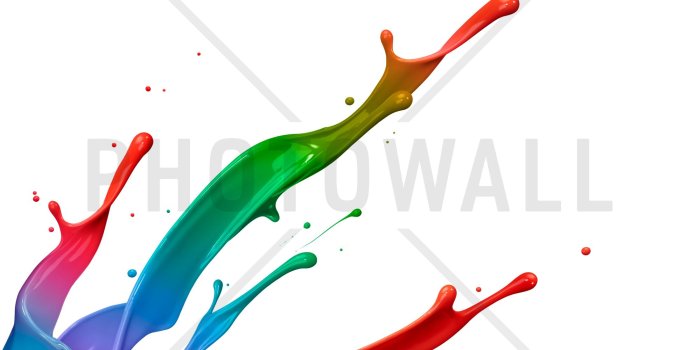 2000x1333 Colorful Paint Splash - Wall Mural & Photo Wallpaper - Photowall