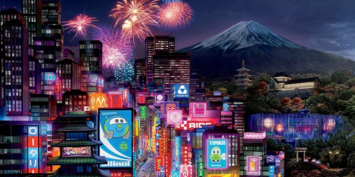 1920x1200 Fireworks over Tokyo HD Wallpaper | Background Image | 1920x1200