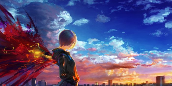 1920x1080 Download 1920x1080 HD Wallpaper tokyo ghoul wings art kirishima