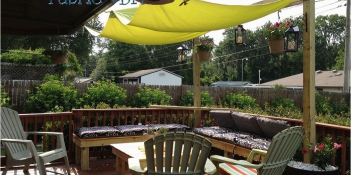 1024x768 Diy Network Yard Crashers Sweepstakes Creating Shade with Fabric Diy