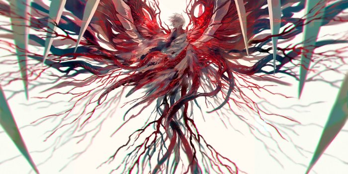 2048x1152 Download 2048x1152 Wallpaper Ken Kaneki, Tokyo Ghoul, Anime Boy, Art