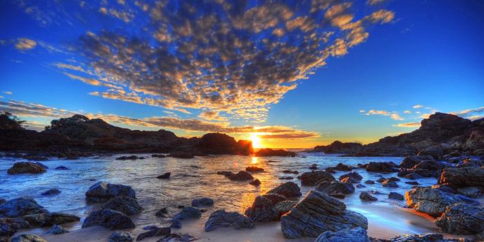 1920x1080 Beautiful Sky at Sunset widescreen wallpaper