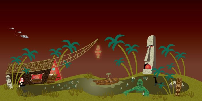 1920x1080 Monster Tiki Island Desktop Wallpaper FREE Download – The Oblong