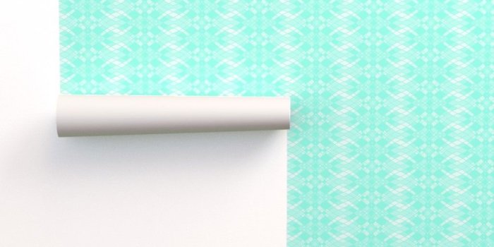 1024x1024 Ombre Diamonds in Aquamarine, Pale Turquoise, on Isobar by