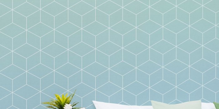 1500x2429 Aquamarine Patterned Ombre Wall Mural | home | Wallpaper bedroom