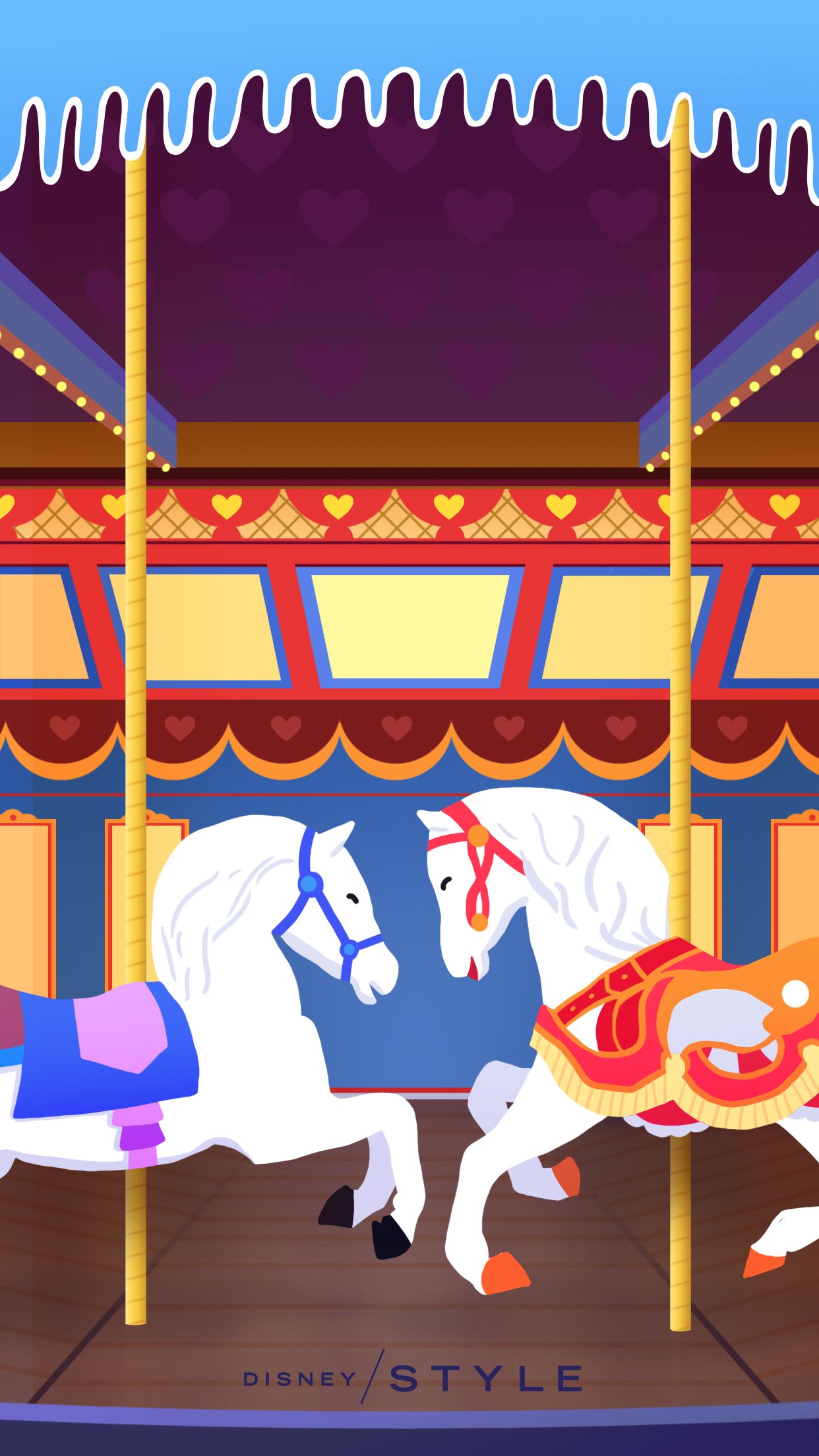 1242x2208 Get Your Phone Ready for Valentine's Day With These Disney Parks