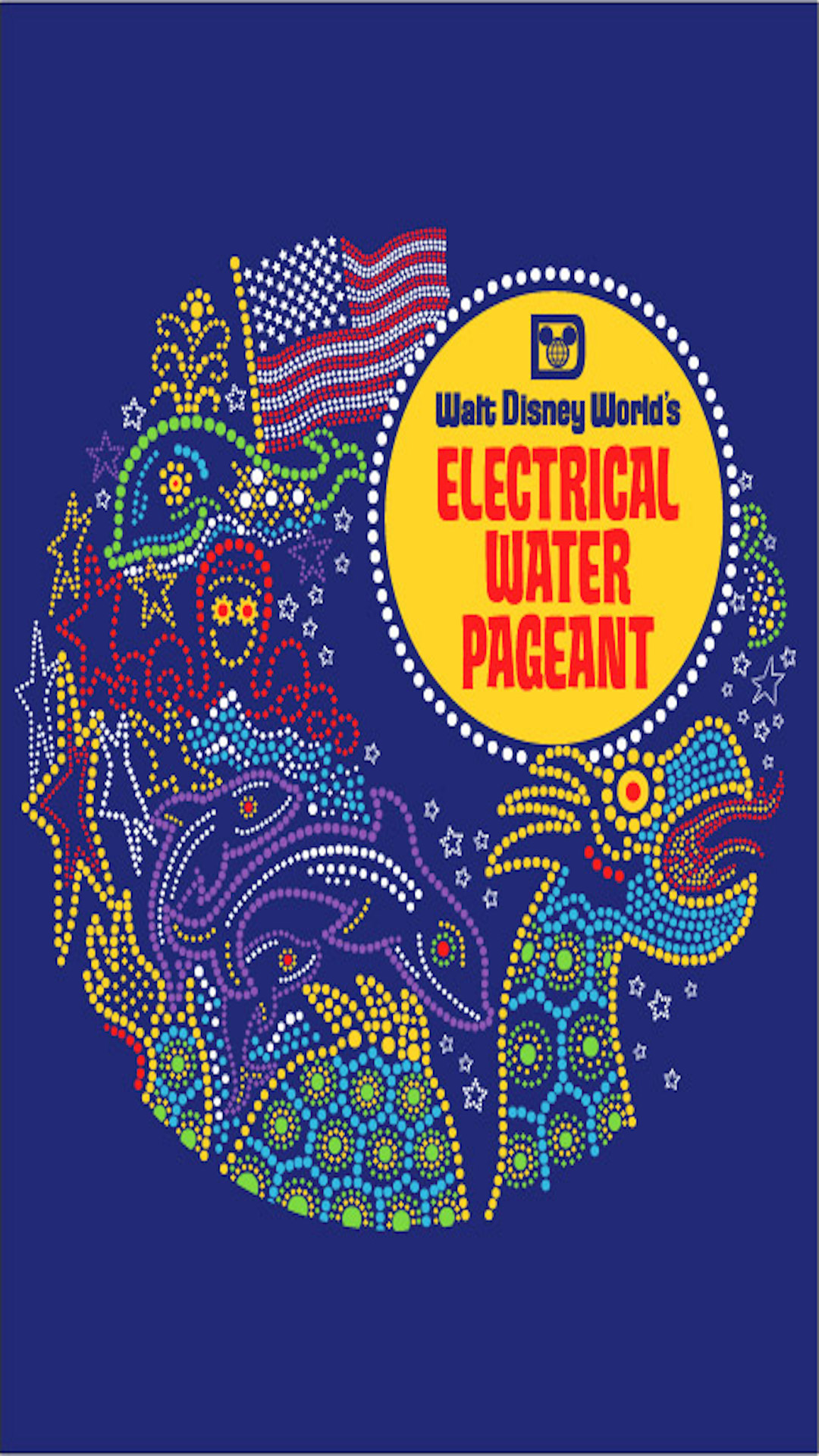 1080x1920 Electric Water Pageant Phone Wallpaper