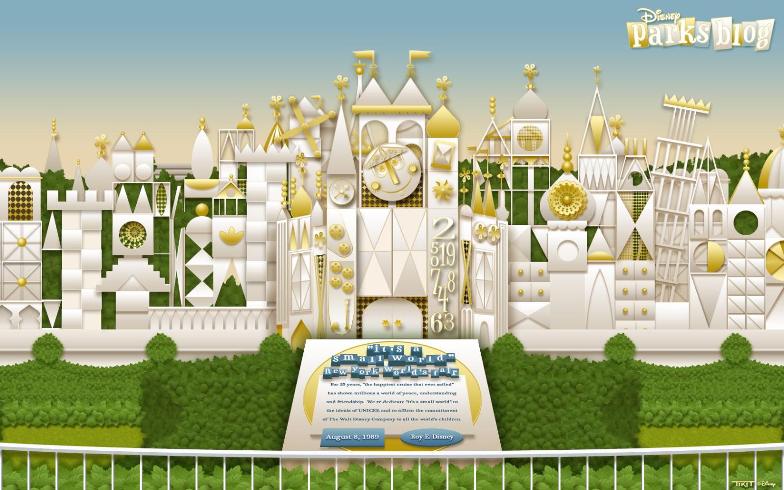 1680x1050 Download Our Disney Parks 'it's a small world' Wallpaper | Disney