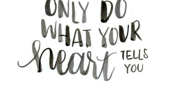 736x1397 Cute Quote Phone Backgrounds Wallpaper - Only Do What Your Heart
