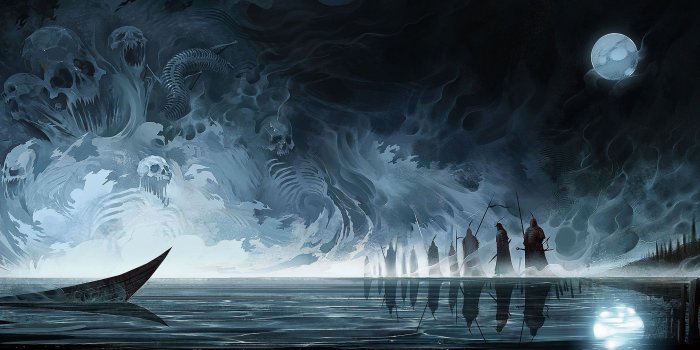 2880x1800 Download 2880×1800 Dark Samurai Demons Moon Horror Scary Demon Of