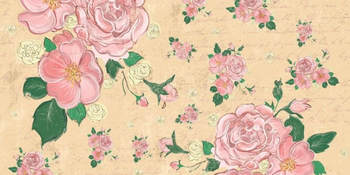 894x894 Victorian Wallpaper Pattern Rose