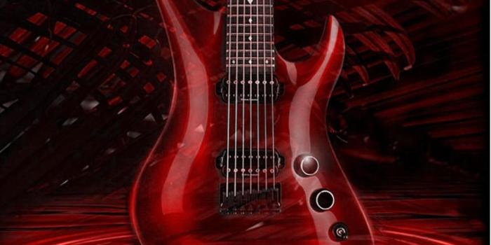 1024x768 Red guitar wallpaper Gallery