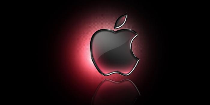 1024x768 iWallpapers - Red Apple logo wallpaper | iPad wallpapers