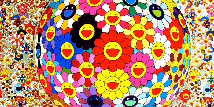 1071x1200 Flower ball by Takashi Murakami | Museum Quality Reproductions