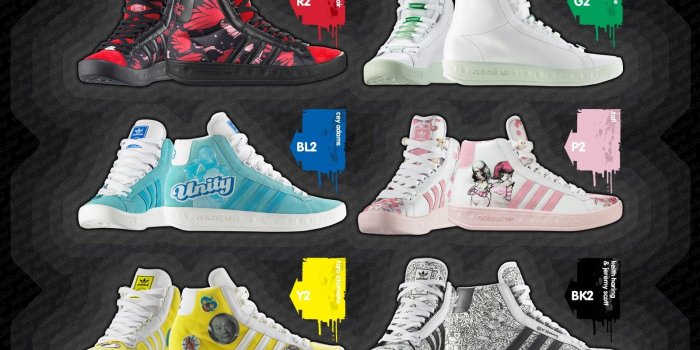 1600x1200 Six assorted pair of Adicolo shoes photo-collage HD wallpaper