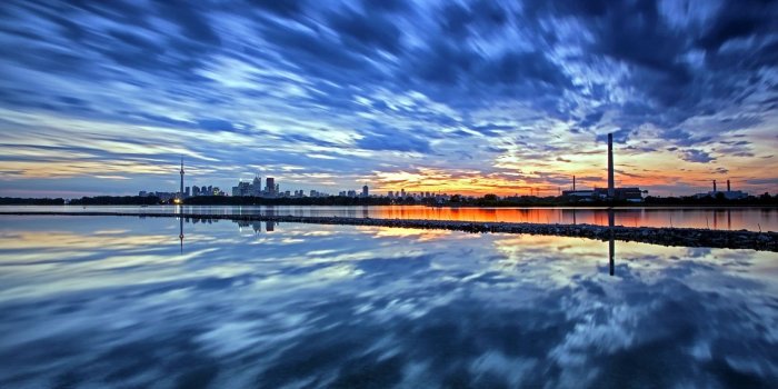 1680x1050 City Sunset Sky Toronto Landscape - Free Stock Photos, Images, HD