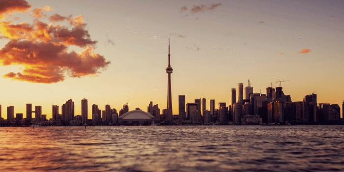 1920x1080 4K Timelapse Sequence of Toronto, Canada - Toronto after the Sunset