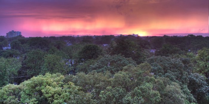 3840x2400 Download Orange Sunset, Toronto HD Wallpaper - Wallpapers Printed