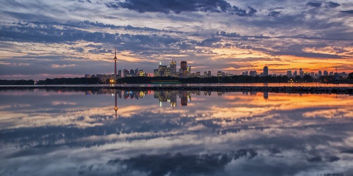 1600x1066 Download wallpaper toronto, canada, sunset, sea free desktop