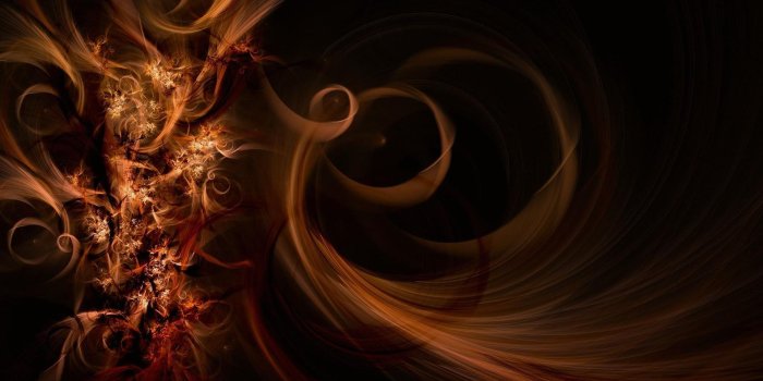 1920x1080 Brown Abstract Fractal Wallpaper - Baltana