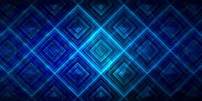 1920x1200 Square blue HD wallpaper, abstract, fractal, digital art HD