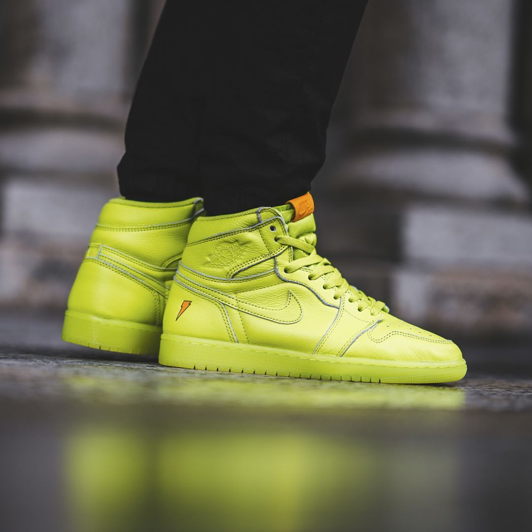 1080x1080 Air Jordan 1 High Gatorade « Lemon-Lime » | Shoes | Sneakers