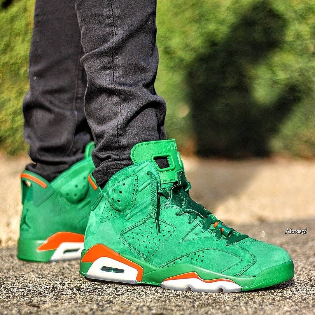 1080x1080 Air Jordan 6 Gatorade 