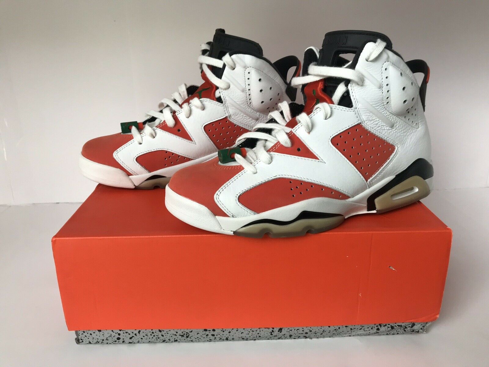 1600x1200 Air Jordan 6 Retro Gatorade Aj6 VI Summit White Team Orange Black  384664-145 8.5