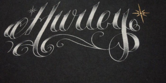 1024x768 Hurley surf logo wallpaper