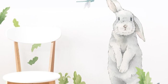 1024x1024 Medium Size Silly Bunny Decal