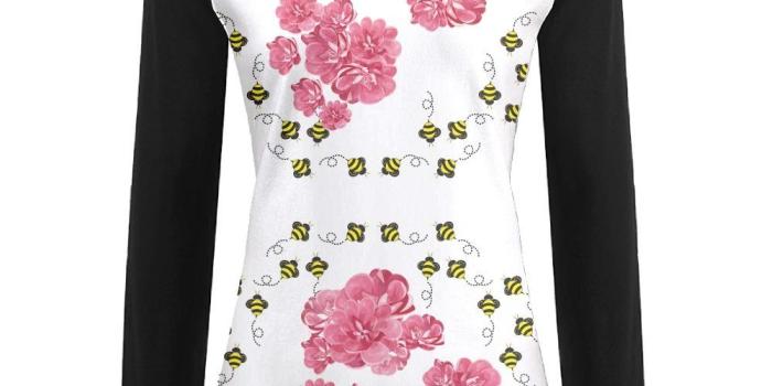 1000x1000 Amazon.com: Cute Cartoon Bumble Bee Wallpaper Casual Baseball Boat