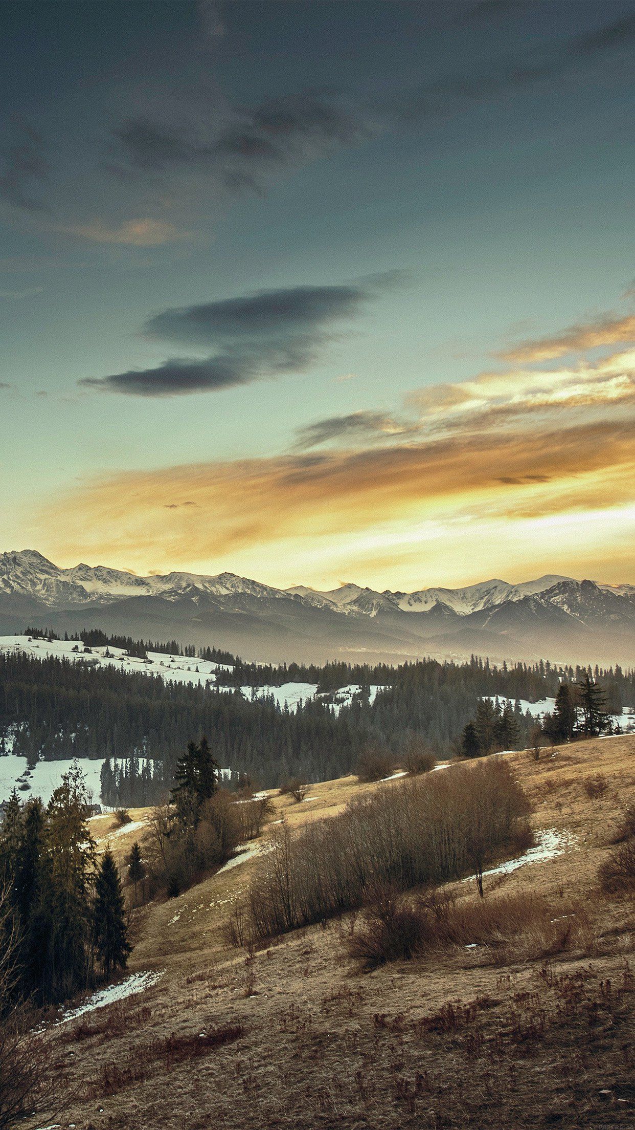 1242x2208 Fall Mountain Nature Sky Tomasz Paciorek Android wallpaper - Android