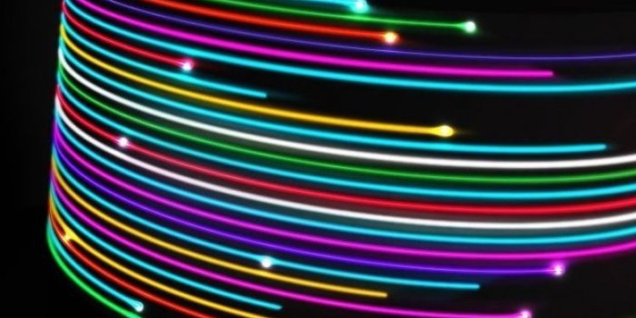 750x1334 Wallpaper line, light, colorful, bright, black, background