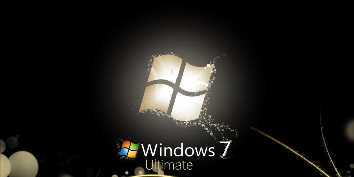 1920x1200 Windows 7 Ultimate Bright Black ❤ 4K HD Desktop Wallpaper for 4K