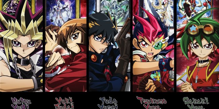 1920x1080 Yu-Gi-Oh! character collage, yugioh, Duelyst, anime, protagonist HD