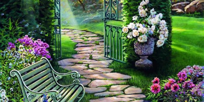 736x1074 Magic garden | 129 Wallpapers