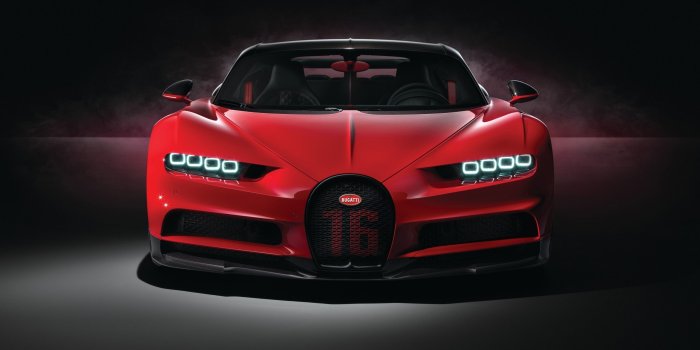 2560x1440 Download 2560x1440 Bugatti Chiron, Cars, Red, Supercar, Front View