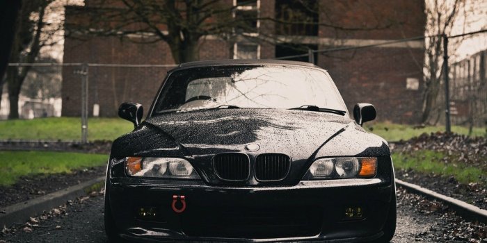 1680x1050 Black BMW M3 Front View Desktop Wallpaper