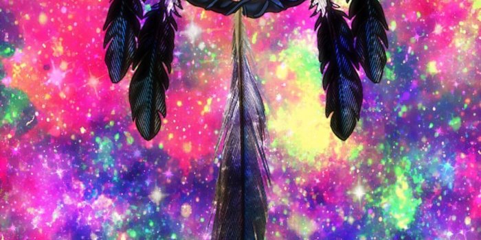 1080x1920 cafa5126 Neon Dreamcatcher Galaxy Wallpaper #androidwallpaper