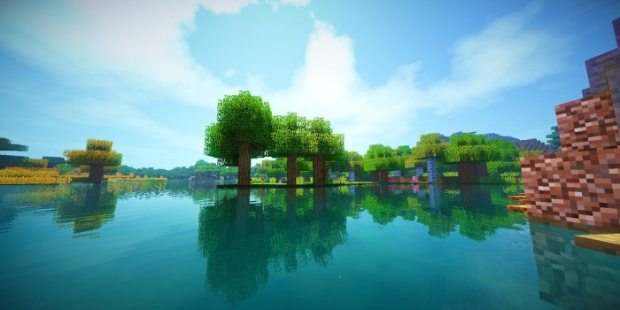 1920x1080 Body of water, Minecraft, shaders HD wallpaper | Wallpaper Flare