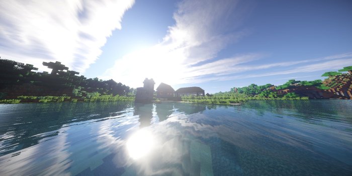 1920x1018 Minecraft gameplay screenshot, Minecraft, shaders HD wallpaper