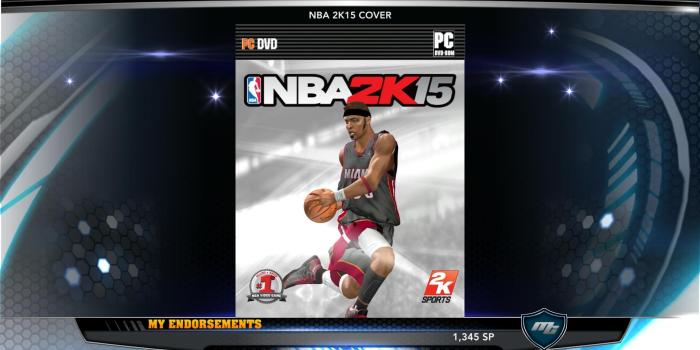 1920x1080 Playing NBA 2K14 MyCareer, and I got the cover of 2K15! Aweso- wait