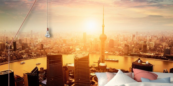 2048x2657 Wallpaper Shanghai lujiazui SW159