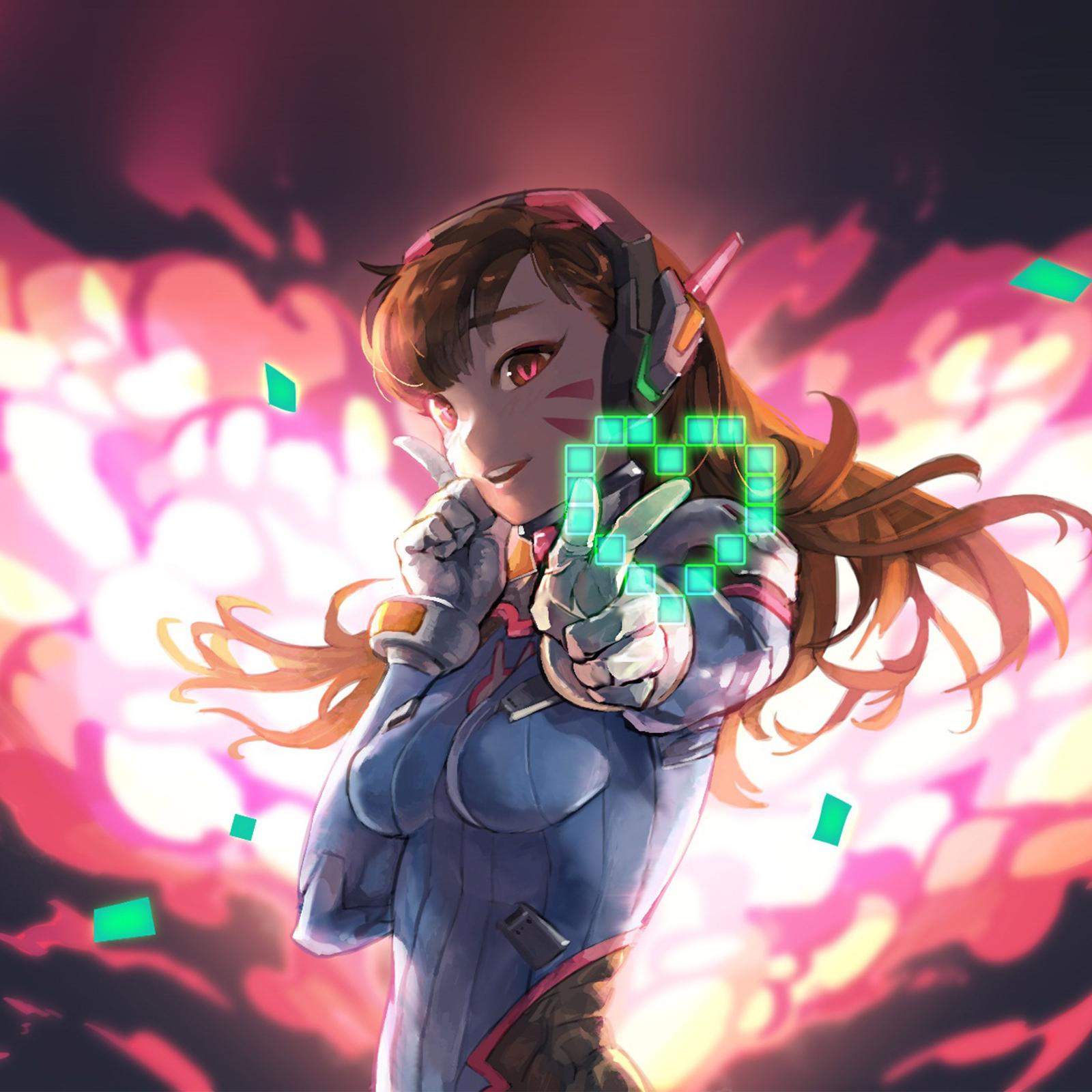 2732x2732 bc70-diva-girl-anime-game-overwatch-art-illustration-wallpaper