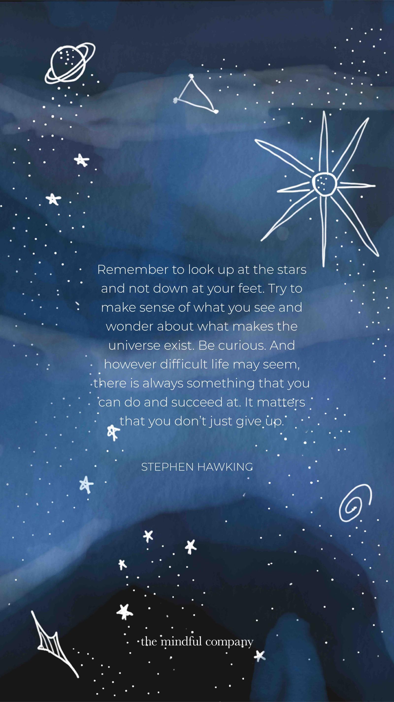 2246x4000 Wallpaper of the Month: Stephen Hawking – The Mindful Company