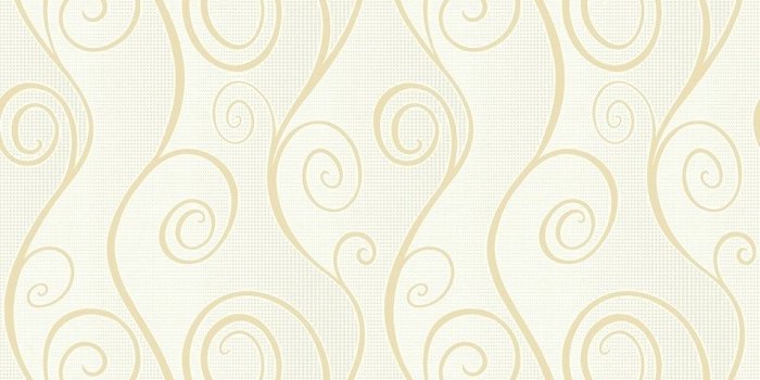 955x955 Maple Springs Swirls Wallpaper, In White & Metallic Gold & Silver